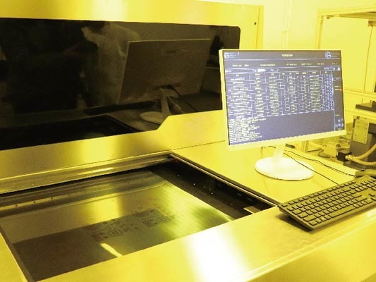 kopen Proces van PCB 50/75μM Outer Solder Bridge /Opening van de laser het Directe Weergave online manufacture